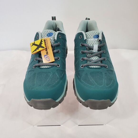 Nautilus Safety Shoes Women's 8.5 D Wide Teal Spark EH CN SR Style N1070 - Picture 12 of 16